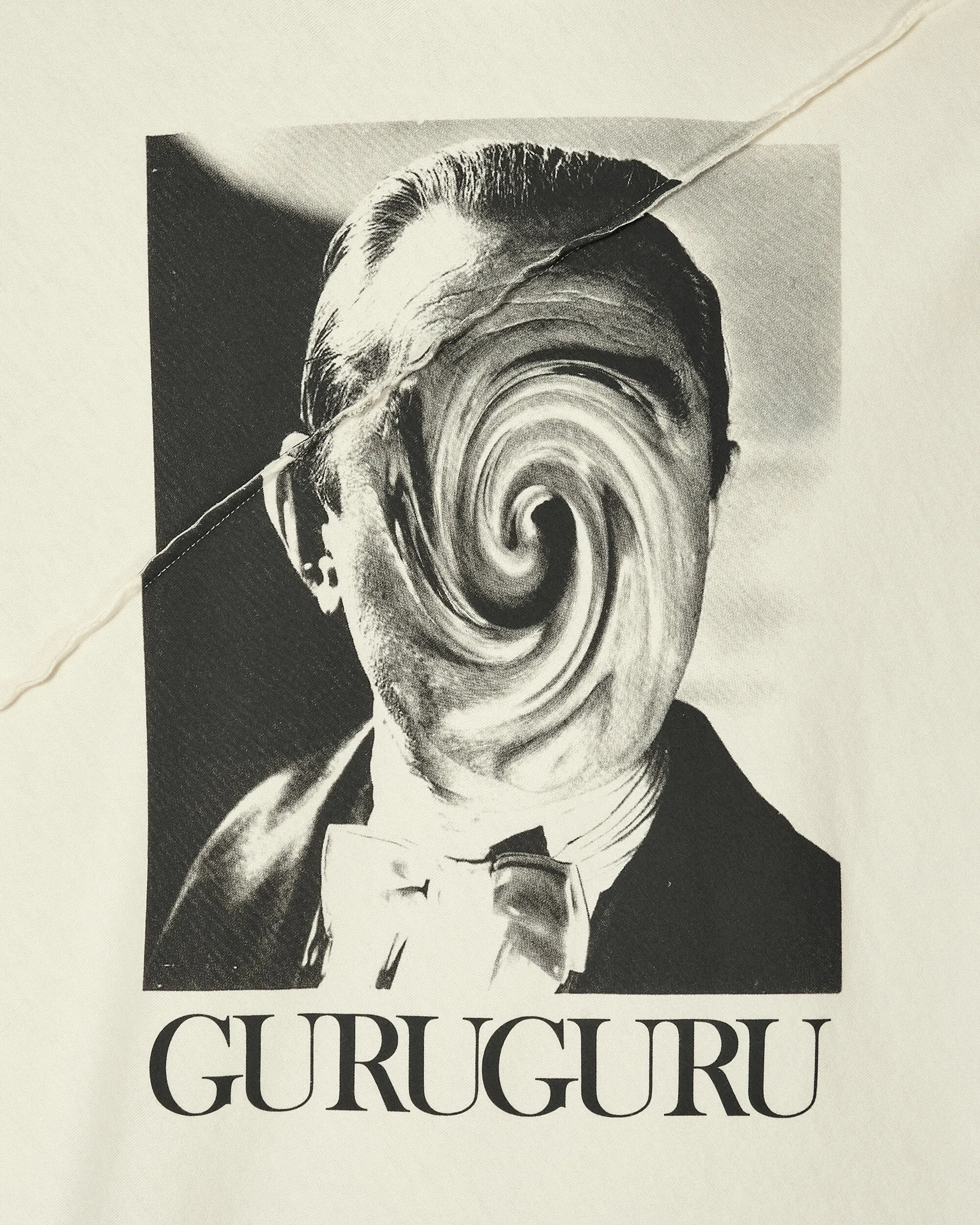 Spiral Switching T-Shirt Ivory