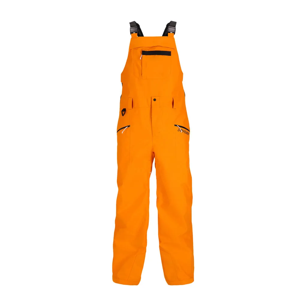Spyder Sanction Bib Shell Ski Pant Orange Spyder
