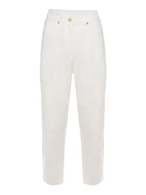 Studded Mom Denim Pants