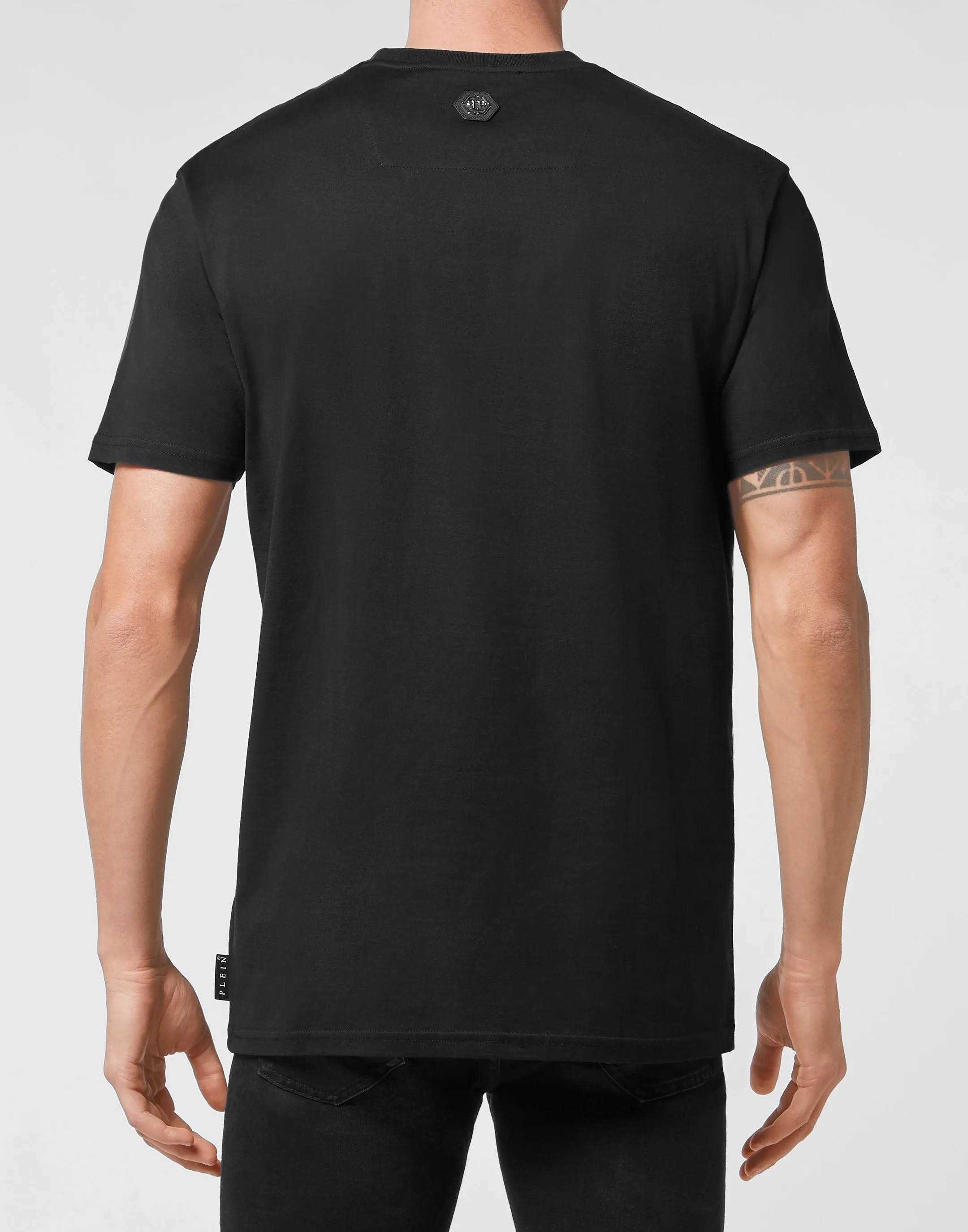 T-shirt Round Neck SS Crystal Skull with Crystals