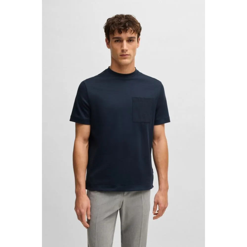 T-shirt with tonal trims