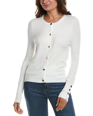 T tahari Crew Neck Cardigan
