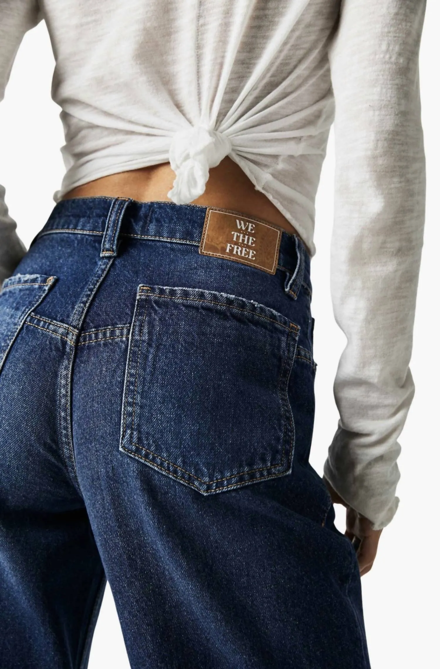 Tinsley High Rise Baggy Jeans In Dark Romance