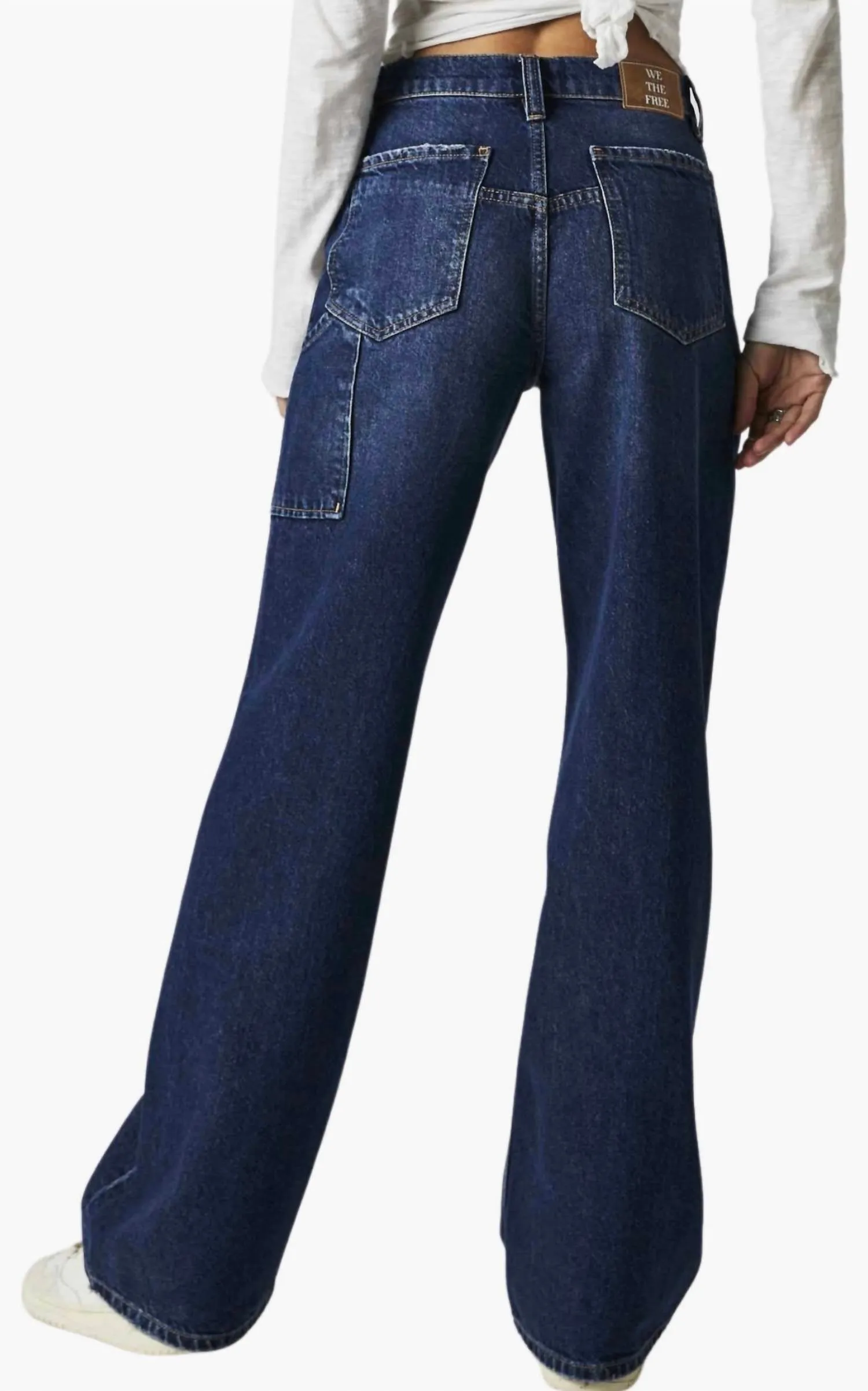 Tinsley High Rise Baggy Jeans In Dark Romance