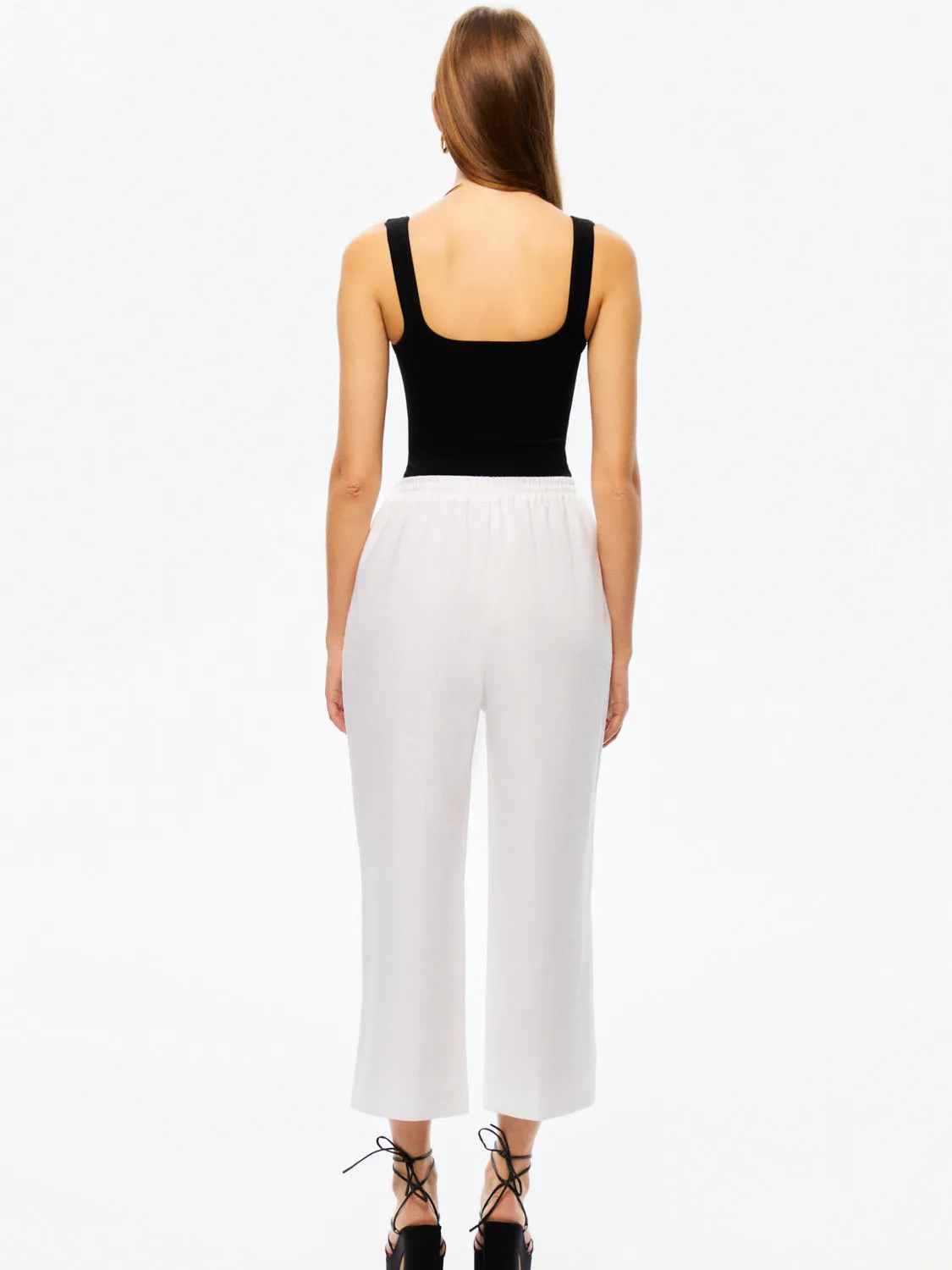 Wide-Leg Linen Pants