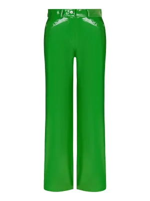Wide Leg Pleather Pants