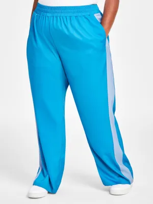 Women's Colorblocked Pants,Blue