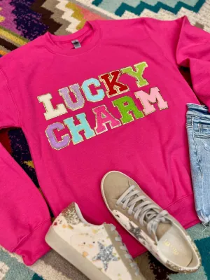 Women's Lucky Charm Sweatshirt* In Pink