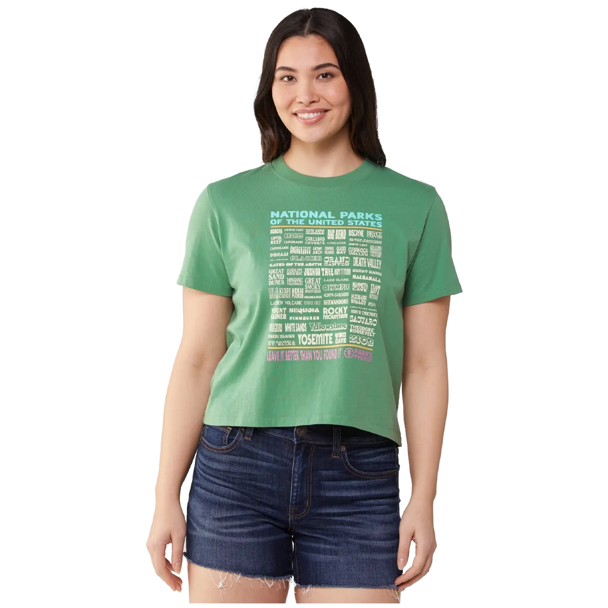 Women's National Parks Lineup Boxy Tee