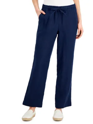 Women's Plain Pants,Navy