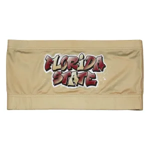 ZooZatz Women's Florida State Graffiti Design Bandeau - Gold ZooZatz Clothing Women