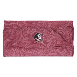 ZooZatz Women's Seminole Logo Swirl Design Bandeau - Garnet ZooZatz Clothing Women